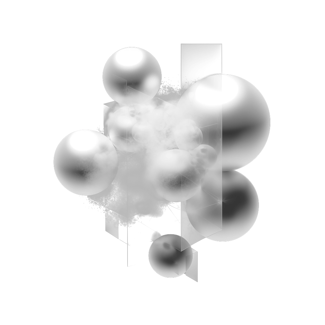 Molecular structure visualization